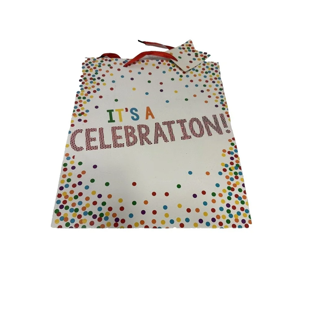 8 BAGS VOILA gift bag party bag BIRTHDAY‎ approximately 5X10 inch 12 inches tall